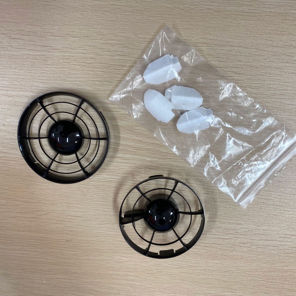A set of Geneinno S1 motor covers, front and backside