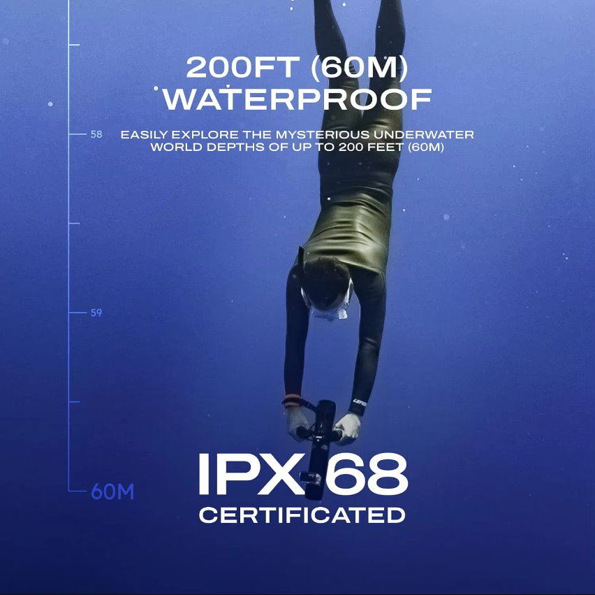 LEFEET P1 Underwater Scooter [Professional Grade]: Max 2m/s Super Power Mini, Built-in Camera Mount, Modular Design Expands