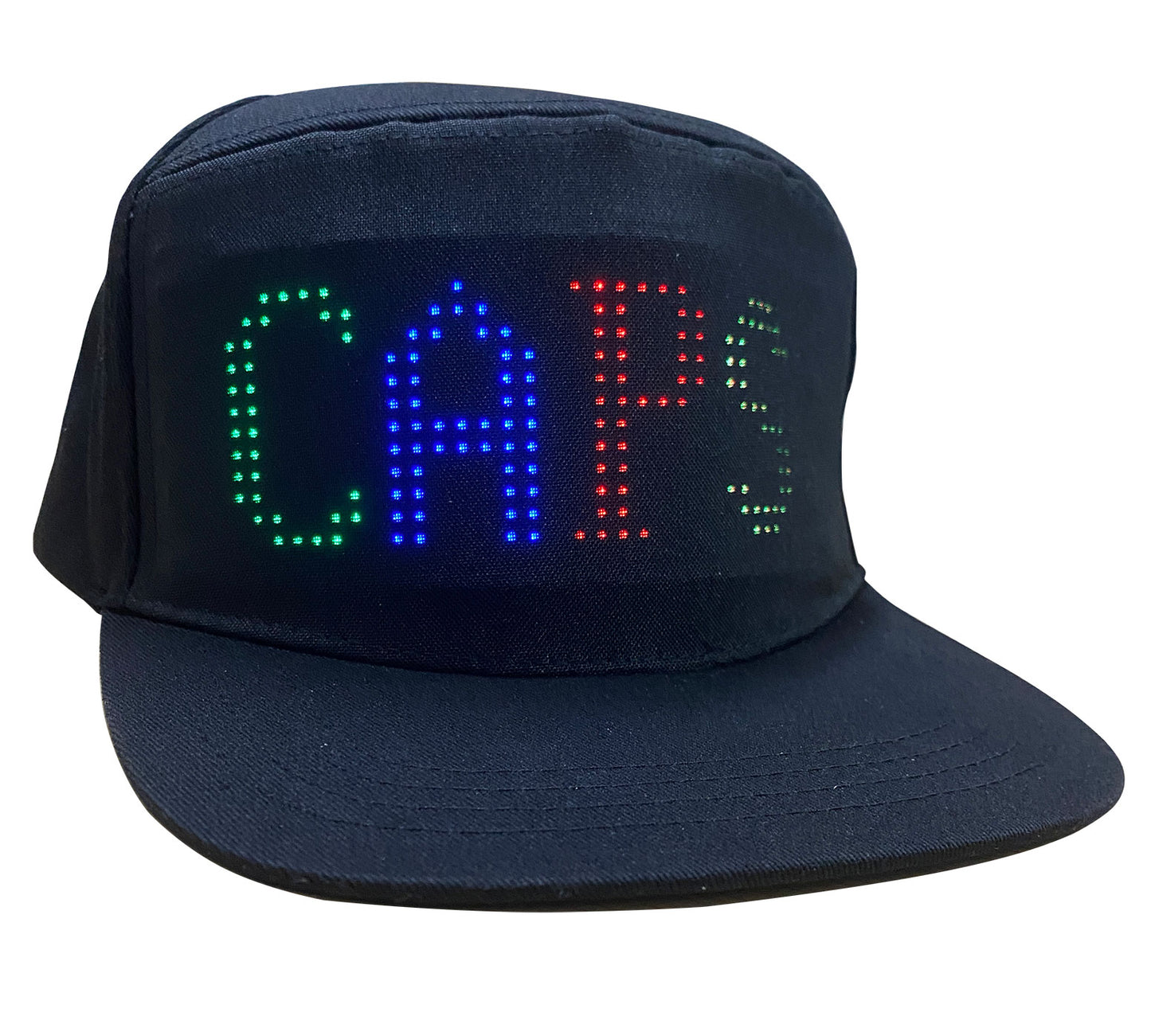 Programmable Message Hat LED Colorful Message Display, App Controlled (US, Digital, 5 1/8, Tall Plus, Polyester)