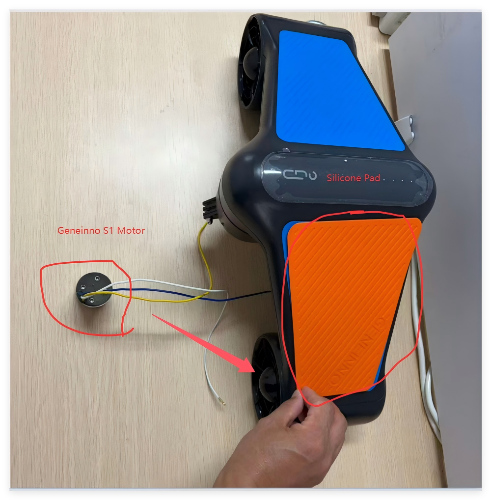 GENEINNO S1 Underwater Scooter Replacement Motor